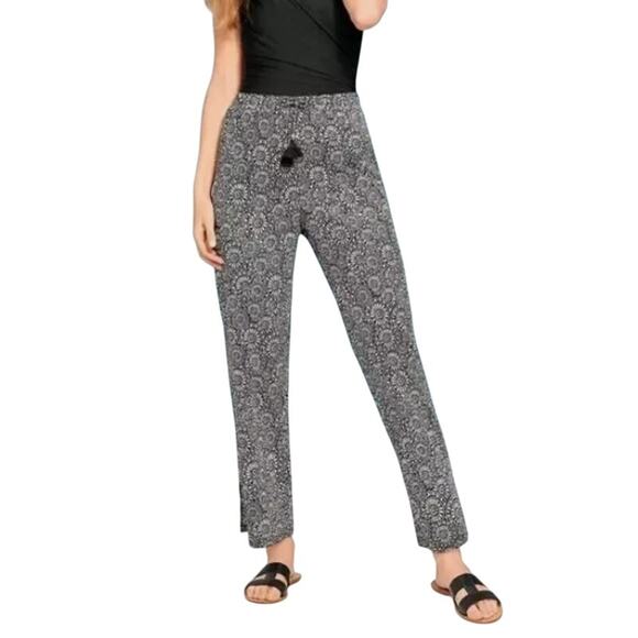Miraclesuit x Talbots Pants - MiracleSuit x Talbots Woven Cotton Boho Beach Pants Womens SM Swim Cover Casual